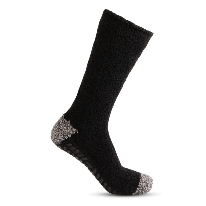 totes toasties Mens Supersoft Socks (Twin Pack)  Black/Grey Extra Image 5